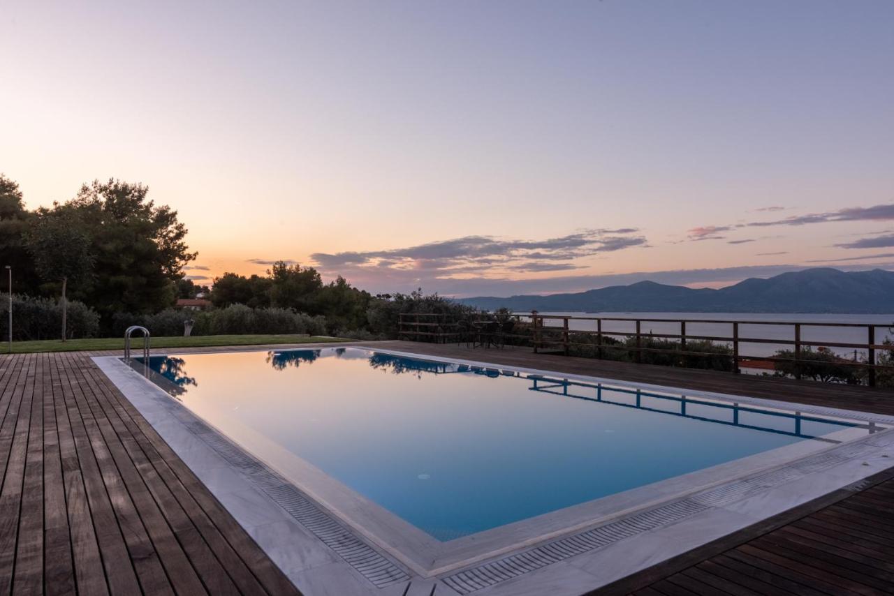 Villa Kalamos / Sea View And Pool Nearby Athens المظهر الخارجي الصورة