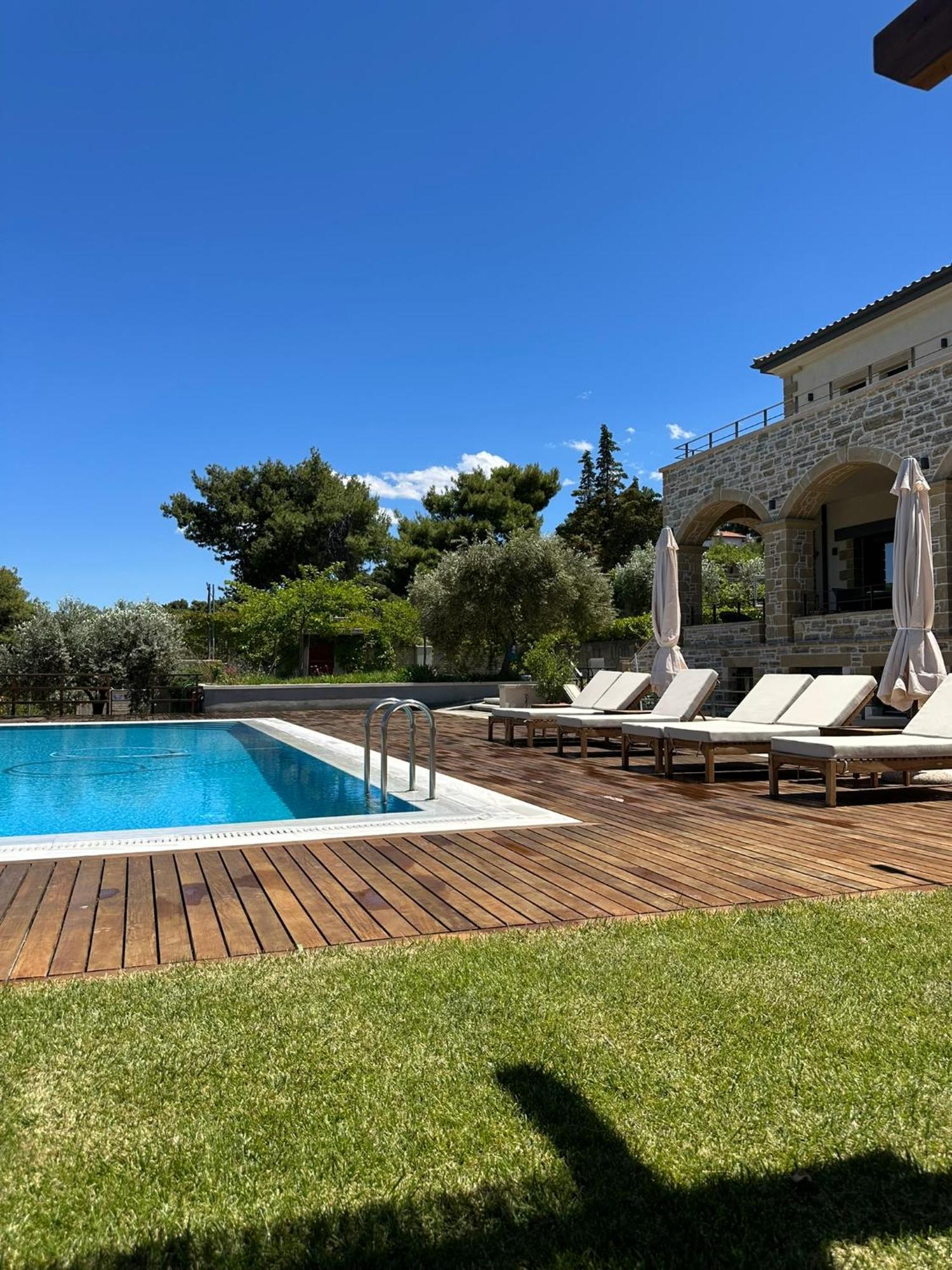 Villa Kalamos / Sea View And Pool Nearby Athens المظهر الخارجي الصورة